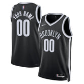 Nike - Brooklyn Nets Unisex Swingman Custom Jersey Black - Icon Edition