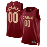 Nike - Cleveland Cavaliers Unisex Swingman Custom Jersey Burgundy - Icon Edition