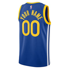 Nike - Golden State Warriors Unisex Swingman Custom Jersey Royal - Icon Edition