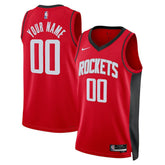 Nike - Houston Rockets Unisex Swingman Custom Jersey Red - Icon Edition
