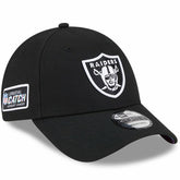 Las Vegas Raiders New Era 2023 NFL Crucial Catch 9FORTY Adjustable Hat Black - NFL