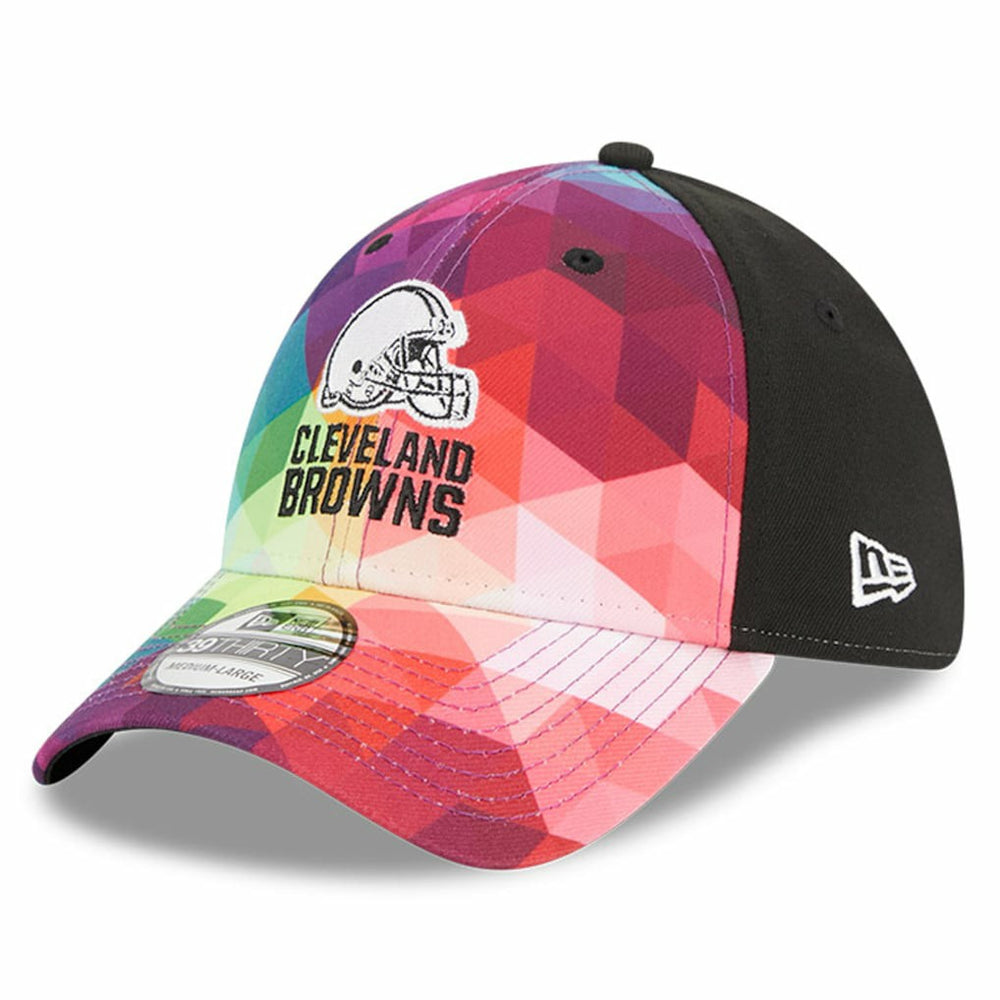 Cleveland Browns New Era 2023 NFL Crucial Catch 39THIRTY Flex Hat Pink - NFL
