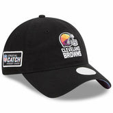 Cleveland Browns New Era Women's 2023 NFL Crucial Catch 9TWENTY Adjustable Hat Black - NFL