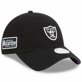 Las Vegas Raiders New Era Women's 2023 NFL Crucial Catch 9TWENTY Adjustable Hat Black - NFL