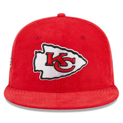 Kansas City Chiefs New Era Throwback Cord 59FIFTY Fitted Hat Red - NFL