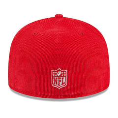 Kansas City Chiefs New Era Throwback Cord 59FIFTY Fitted Hat Red - NFL