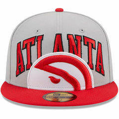New Era - Atlanta Hawks Tip-Off Two-Tone 59FIFTY Fitted Hat - Gray/Red