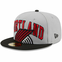 New Era - Portland Trail Blazers Tip-Off Two-Tone 59FIFTY Fitted Hat - Gray/Black