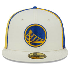 New Era - Golden State Warriors Piped Pop Panel 59FIFTY Fitted Hat - Cream