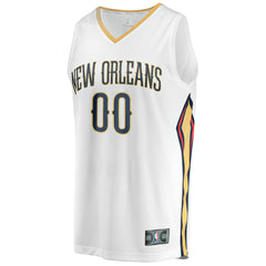 Fanatics - New Orleans Pelicans Youth Fast Break Replica Custom Jersey - Association Edition - White