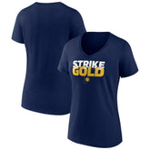 NBA - Indiana Pacers Women's Team Pride V-Neck T-Shirt - Navy