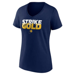 NBA - Indiana Pacers Women's Team Pride V-Neck T-Shirt - Navy