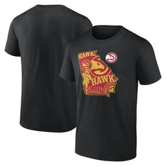 NBA - Atlanta Hawks Announcer T-Shirt - Black