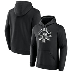 NBA - Brooklyn Nets Announcer Pullover Hoodie - Black