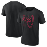 NBA - Chicago Bulls Announcer T-Shirt - Black