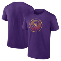 NBA - Los Angeles Lakers Announcer T-Shirt - Purple