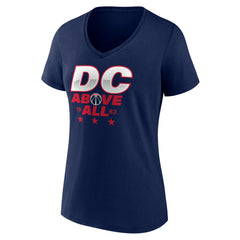 NBA - Washington Wizards Women's Announcer V-Neck T-Shirt - Navy