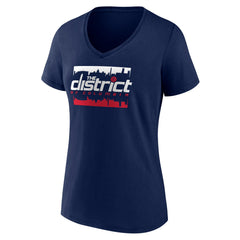 NBA - Washington Wizards Women's Timeout V-Neck T-Shirt - Navy
