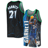 Mitchell & Ness - Kevin Garnett Minnesota Timberwolves 2003-04 Hardwood Classics Player Burst Tank Top - Black