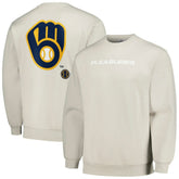 Milwaukee Brewers PLEASURES Ballpark Pullover Sweatshirt for sale