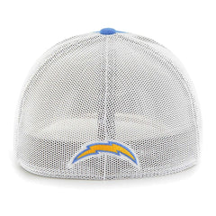 Los Angeles Chargers '47 Leather Head Flex Hat Powder Blue - 47 brand