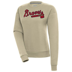 Atlanta Braves Antigua Women's Victory Pullover Sweatshirt Sale