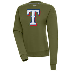 Texas Rangers Antigua Women's Victory Pullover Sweatshirt Clearance
