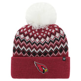 Arizona Cardinals '47 Women's Elsa Cuffed Knit Hat with Pom Cardinal - 47 brand