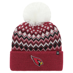 Arizona Cardinals '47 Women's Elsa Cuffed Knit Hat with Pom Cardinal - 47 brand
