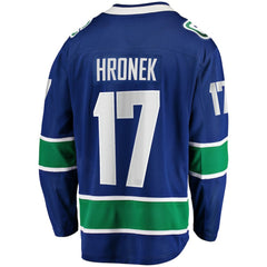 Filip Hronek Vancouver Canucks - Fanatics Home Breakaway Jersey Blue