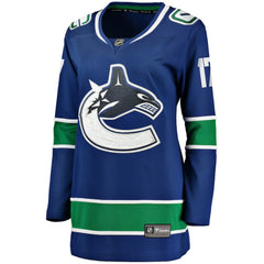 Filip Hronek Vancouver Canucks - Women's Fanatics Home Breakaway Jersey Blue