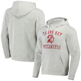 Tampa Bay Buccaneers NFL x Darius Rucker Collection Coaches Pullover Hoodie Heather Gray - Fanatics