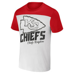 Kansas City Chiefs NFL x Darius Rucker Collection Colorblocked T-Shirt Cream - Fanatics