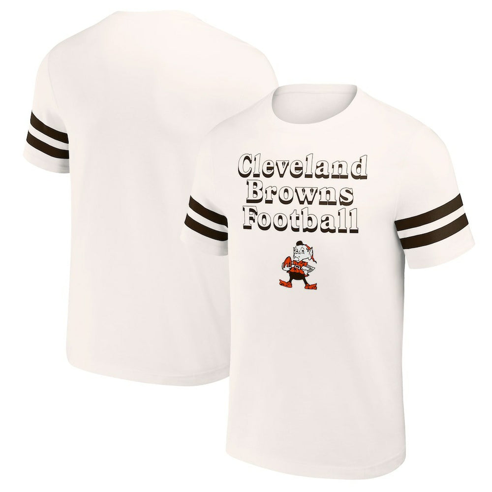 Cleveland Browns NFL x Darius Rucker Collection Vintage T-Shirt Cream - Fanatics