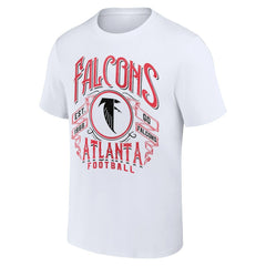 Atlanta Falcons NFL x Darius Rucker Collection Vintage Football T-Shirt White - Fanatics