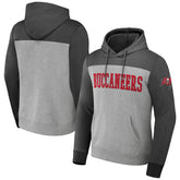 Tampa Bay Buccaneers NFL x Darius Rucker Collection Color Blocked Pullover Hoodie Heather Gray - Fanatics