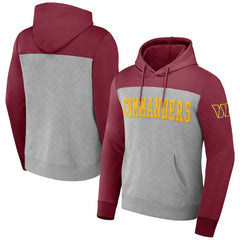 Washington Commanders NFL x Darius Rucker Collection Color Blocked Pullover Hoodie Heather Gray - Fanatics