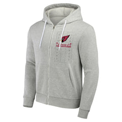 Arizona Cardinals NFL x Darius Rucker Collection Domestic Full-Zip Hoodie Heather Gray - Fanatics