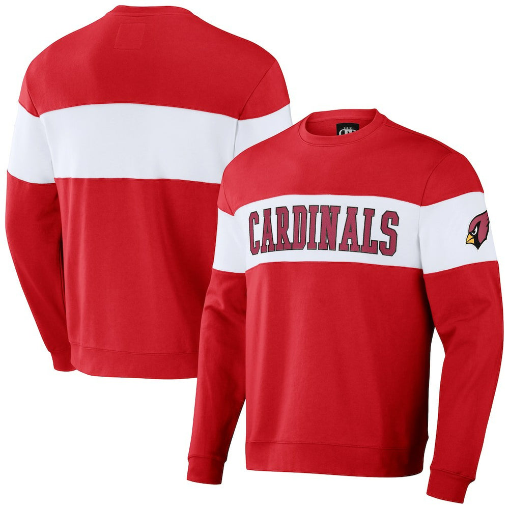 Arizona Cardinals NFL x Darius Rucker Collection Team Color & White Pullover Sweatshirt Cardinal - Fanatics