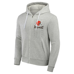 Cleveland Browns NFL x Darius Rucker Collection Domestic Full-Zip Hoodie Heather Gray - Fanatics