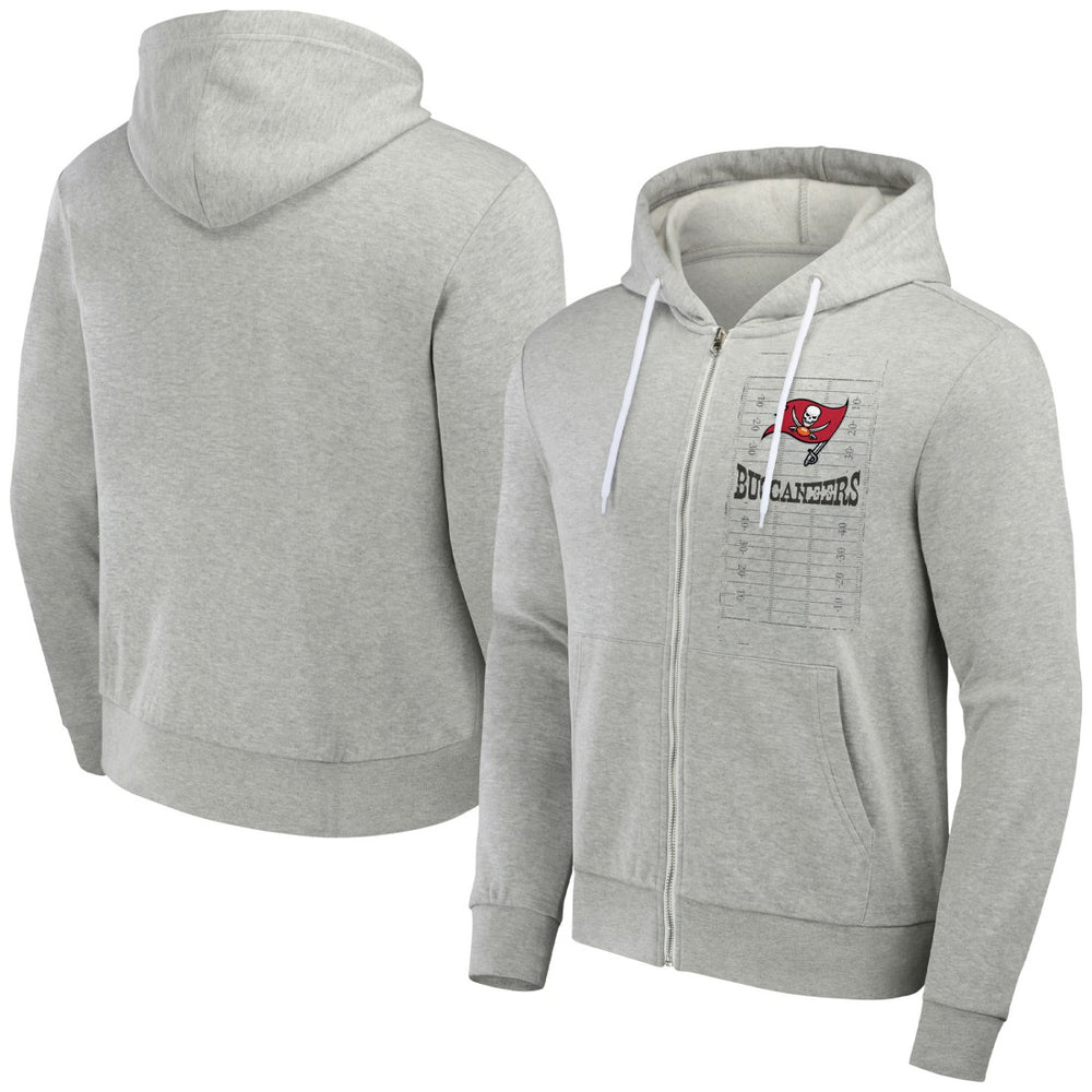 Tampa Bay Buccaneers NFL x Darius Rucker Collection Domestic Full-Zip Hoodie Heather Gray - Fanatics