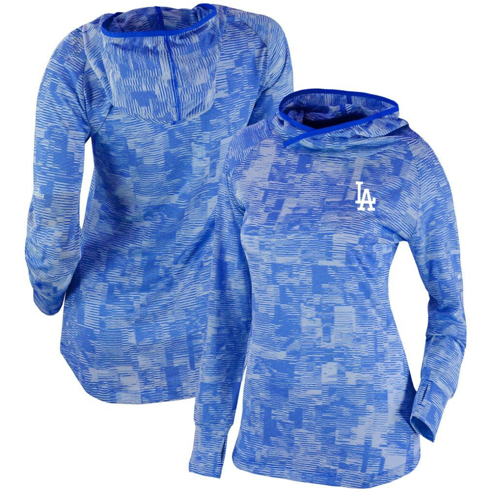 Los Angeles Dodgers Columbia Women's Omni-Wick Sunday Ball Pullover Hoodie Lifestyle