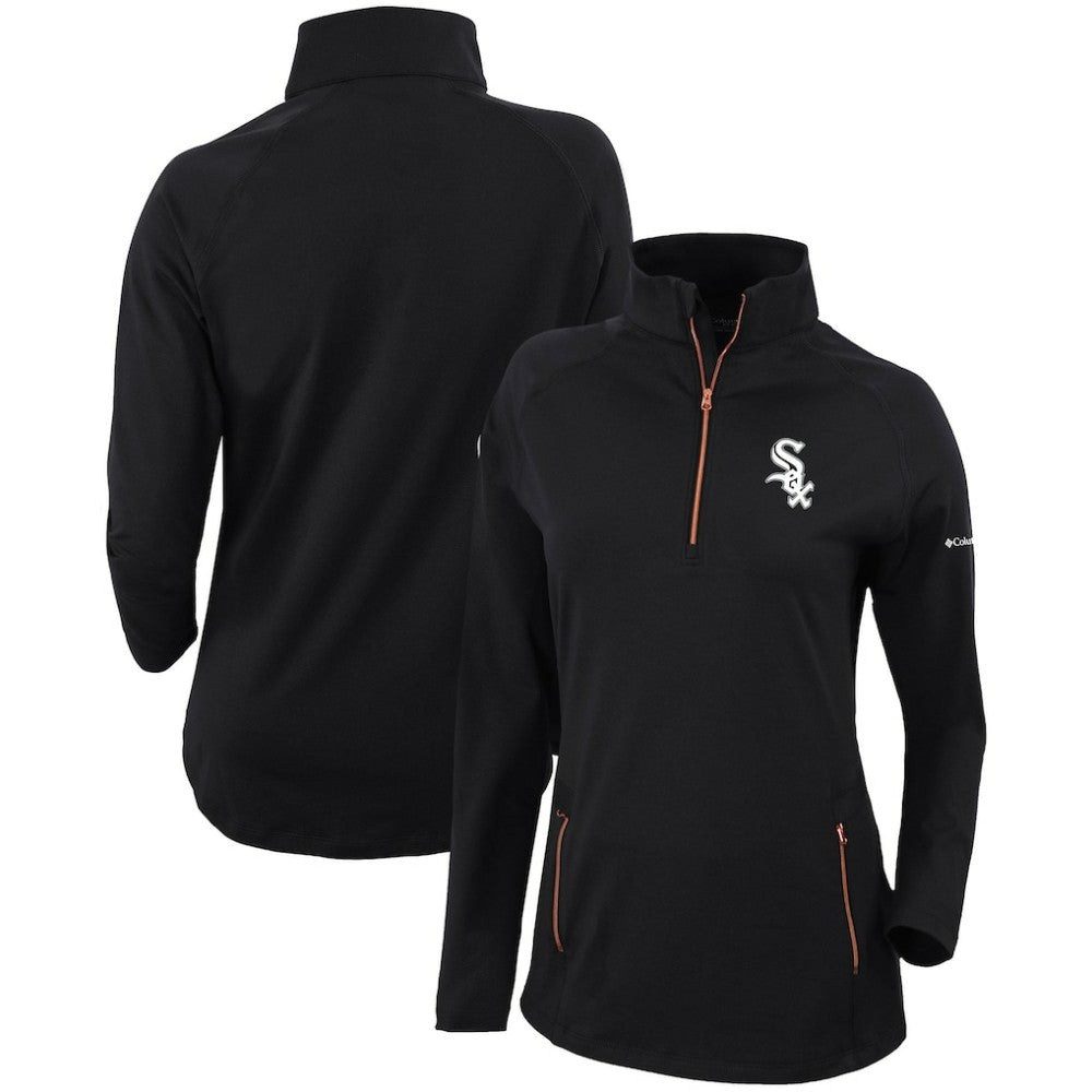 Chicago White Sox Columbia Women's Omni-Wick Outward Nine Quarter-Zip Pullover Top for sale