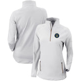 Milwaukee Brewers Columbia Women's Omni-Wick Outward Nine Quarter-Zip Pullover Top discount