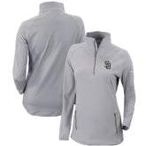 San Diego Padres Columbia Women's Omni-Wick Outward Nine Quarter-Zip Pullover Top Lifestyle