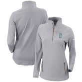 Seattle Mariners Columbia Women's Omni-Wick Outward Nine Quarter-Zip Pullover Top Sale