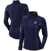 Atlanta Braves Columbia Women's Omni-Wick Shotgun Quarter-Zip Pullover Top Near Me