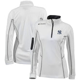 New York Yankees Columbia Women's Omni-Wick Shotgun Quarter-Zip Pullover Top Sale