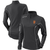 San Francisco Giants Columbia Women's Omni-Wick Shotgun Quarter-Zip Pullover Top for sale