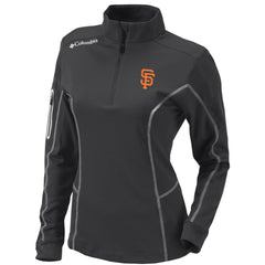 San Francisco Giants Columbia Women's Omni-Wick Shotgun Quarter-Zip Pullover Top for sale
